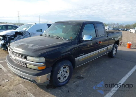2001 Chevrolet Silverado 1500 Ls из США, поврежденный, VIN 2GCEC19V911351030